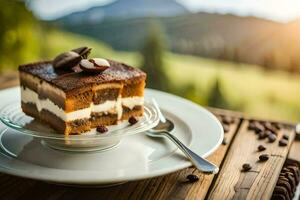 torte di mare, tiramisu, tiramisu, tiramisu,. AI-Generated photo