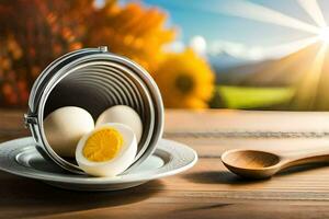 el mejor comidas para un sano corazón. generado por ai foto