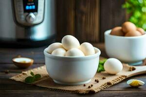 how to cook eggs in the instant pot. AI-Generated photo