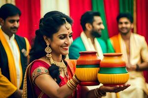 indian wedding photography in hyderabad. AI-Generated photo