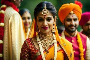 indian wedding in india. AI-Generated photo