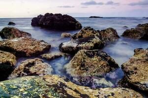 A rocky shore photo