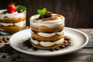 the best coffee desserts in the world. AI-Generated photo