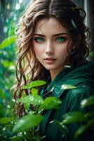 Beautiful Woman. Ai Generate photo