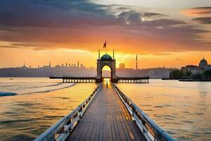 the golden gate of istanbul. AI-Generated photo