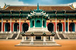 the chinese palace in hong kong. AI-Generated photo