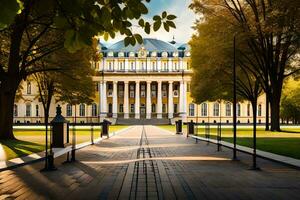 el Universidad de Breslavia, Polonia. generado por ai foto