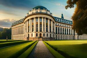 el Universidad de praga, checo república. generado por ai foto