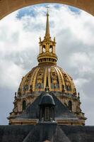 Iconic Le Dome des Invalides in Paris, France photo