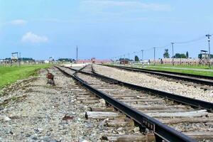 remembranza auschwitz Birkenau concentración y exterminio acampar foto