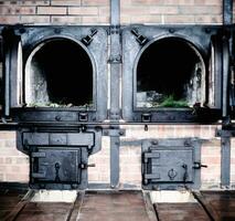 remembranza de tragedia Buchenwald concentración acampar crematorios foto