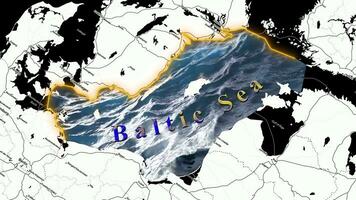 báltico mar mapa video