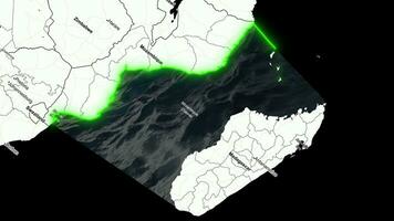 Mozambique canal mapa . video