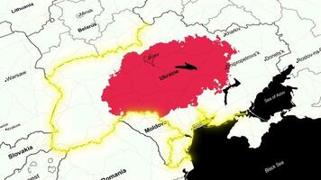 Ukraine Karte . video