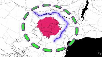 Zimbabwe carta geografica . video