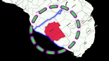 Namibia Map . video