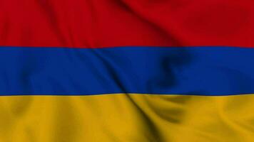 Armenië golvend vlag realistisch animatie video