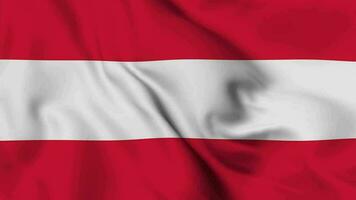 Österreich winken Flagge realistisch Animation Video
