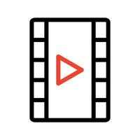 jugar vídeo vector icono. símbolos para web y móvil aplicaciones en editable blanco antecedentes.