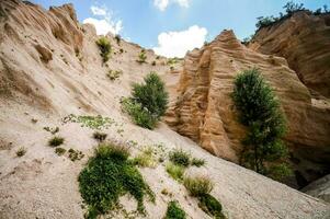 Scenic mountain landscape photo