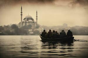 hagia Sofía mezquita en Estanbul, Turquía ai generativo foto