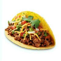 AI Generated Isolated Tacos photo