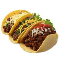 AI Generated Isolated Tacos photo