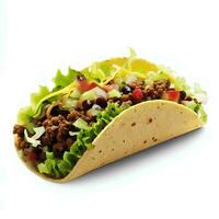 AI Generated Isolated Tacos photo