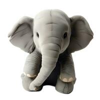 AI Generated Isolated Elephant Doll photo