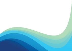 wave gradient background modern style vector