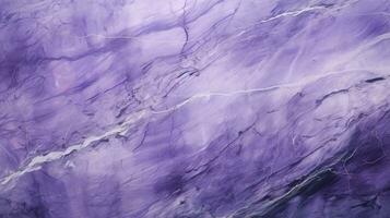 Purple marbled stone texture wallpaper with elegant copy space photo