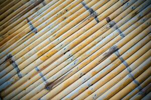 Bamboo texture, Bamboo cane fence, The fence of the house is made of bamboo, natural and exotic texture background - image photo