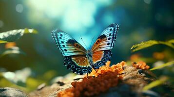 Exquisito mariposa en vibrante colores, un natural preguntarse foto