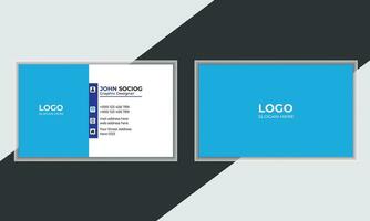 Business card design template, Clean professional business card template, visiting card, business card template vector