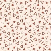 Triangles hand draw seamless vector pattern. Seamless pattern for wallpaper, pattern fills, web page background, surface textures.