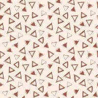 Triangles hand draw seamless vector pattern. Seamless pattern for wallpaper, pattern fills, web page background, surface textures.