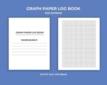Graph Paper Logbook KDP Interior vector