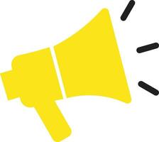 megaphone loudspeaker icon in flat. isolate on transparent background. use for as announcement and giving message to others megaphone bell notification sign symbol vector for apps and website