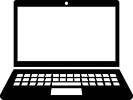 Laptop computer icon in flat. isolated on transparent background. Electronics and devices related computer Laptop, hardware LCD tv sign symbol vector for apps and website