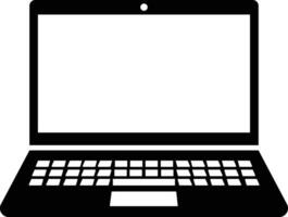 Laptop computer icon in flat. isolated on transparent background. Electronics and devices related computer Laptop, hardware LCD tv sign symbol vector for apps and website