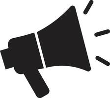 megaphone loudspeaker icon in flat. isolate on transparent background. use for as announcement and giving message to others megaphone bell notification sign symbol vector for apps and website