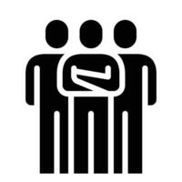 people icon , group, business, man, leader vector