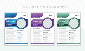 Stylish Flyer design layout vector