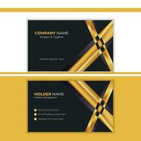 Elegant Business Card Vector Template Design