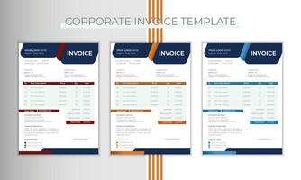 Invoice Design Template vector