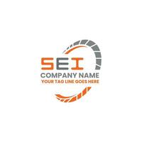 SEI letter logo vector design, SEI simple and modern logo. SEI luxurious alphabet design