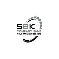 SBK letter logo vector design, SBK simple and modern logo. SBK luxurious alphabet design