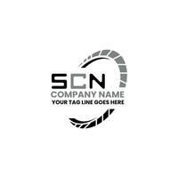 SCN letter logo vector design, SCN simple and modern logo. SCN luxurious alphabet design