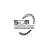 SCM letter logo vector design, SCM simple and modern logo. SCM luxurious alphabet design