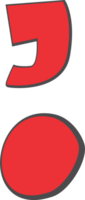 ponctuation signe png transparent